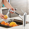 Смеситель VITRA HARMONY XL с выдвижным изливом для кухни A42147EXP